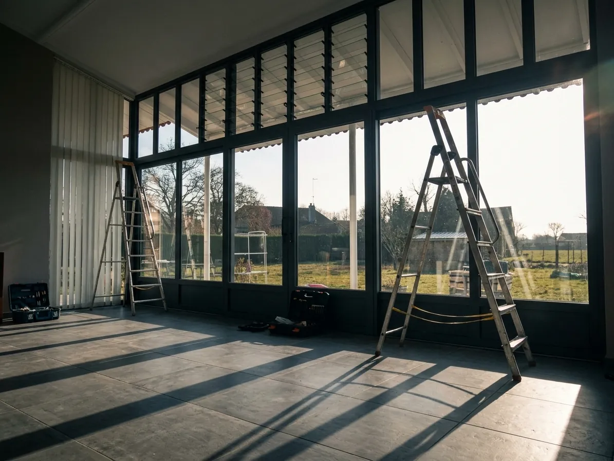 Vitrine de commerce à Aulnay-sous-Bois